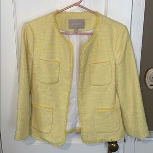Banana republic yellow blazer